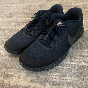 Nike Black/Navy 10.5 Freeruns